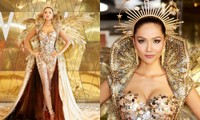 Hoa hậu H’Hen Niê hóa thân thành Nữ thần Mặt Trời đầy quyền lực trong bộ váy đồ sộ