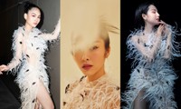 Ba mỹ nhân Việt cùng diện mẫu váy đính lông, vì sao Tăng Thanh Hà được khen nổi trội nhất?