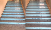 Trường THPT ở Nghệ An thiết kế “bậc thang tri thức“: Teen vừa leo cầu thang vừa... ôn bài