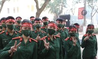 Gần 1000 cán bộ, học viên, chiến sỹ tham gia Chủ Nhật đỏ lần thứ 14 Ảnh: Bùi Dinh