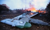 Hình ảnh đáng sợ vụ cường kích Su-25 Nga bị bắn rơi ở Syria