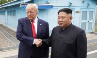 Tổng thống Mỹ Donald Trump và nhà lãnh đạo Triều Tiên Kim Jong-un. Ảnh: Reuters