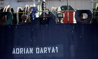 Tàu dầu Grace 1 đổi tên thành Adrian Darya. Ảnh: Reuters