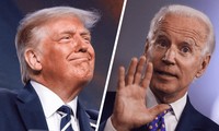 Tổng thống Trump (trái) và đối thủ Joe Biden (phải). Ảnh: IJR