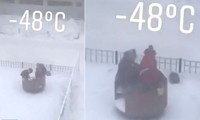 Sống ở nơi lạnh nhất nhì thế giới, trẻ em vẫn tung tăng dù âm 48 độ C