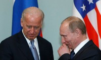 Tổng thống Nga Putin và ông Joe Biden. Ảnh: AP