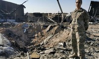 Trung tá Mỹ Staci Colemsan nói rằng, thật thần kỳ khi không có thương vong tại Al-Asad. Ảnh: CNN.