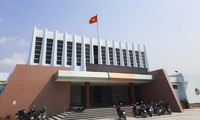 Trung tâm Văn hóa – Thông tin – Thể thao huyện Tuy Phước nơi ông Khanh công tác. Ảnh: Trương Định