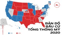 Bản đồ bầu cử Tổng thống Mỹ 2020 “đổi màu“: Giải mã các “thuyết âm mưu“