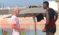 HLV Zinedine Zidane gặp gỡ Paul Pogba tại Dubai.