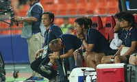 HLV Park Hang-seo thất vọng khi U23 Việt Nam thua ngược U23 CHDCND Triều Tiên.