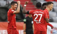 Bayern Munich có chiến thắng tưng bừng trước Frankfurt.