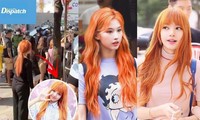 Chỉ nhờ một meme mới nổi, idol K-Pop tóc cam được &quot;săn đón&quot;: Lisa, Sana mỗi người một vẻ