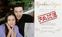 Lộ diện thiệp cưới khác của Hyun Bin - Son Ye Jin, phiên bản ban đầu có dấu hiệu &quot;pha-ke&quot;?