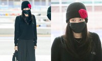 Trang phục ra sân bay đi Paris của Jennie lộ điểm bất thường, vì sao có miếng dán trên áo?