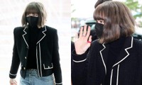 Trang phục Lisa BLACKPINK mặc ra sân bay đi Paris khiến netizen càng nhìn càng hoang mang