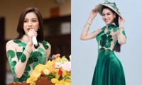 Hoa hậu Đỗ Thị Hà cực khéo léo khi chọn bộ trang phục ý nghĩa này để về thăm quê nhà