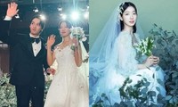 Cô dâu Park Shin Hye thanh khiết trong 2 mẫu váy cưới tuyệt đẹp của NTK Oscar de la Renta