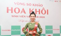 Nữ sinh Chăm mặc áo dài mẹ may thi Hoa khôi Sinh viên Việt Nam 2020