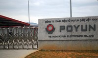 Trụ sở Công ty TNHH Điện tử POYUN, tại KCN Cộng Hòa, TP Chí Linh, tỉnh Hải Dương.
