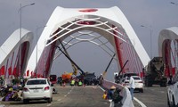 Cầu gần 2.300 tỷ ở Hải Phòng được trang hoàng chuẩn bị thông xe trước Tết