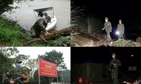 259 học viên Biên phòng lên biên giới dầm mưa chống đại dịch