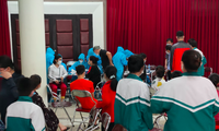 Đợt dịch mới xâm nhập vào nhiều trường học trên địa bàn tỉnh Nam Định - Ảnh: Hoàng Long