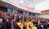 Lúc 2 giờ ngày 20/9, Đại hội Đảng bộ tỉnh Hà Nam lần thứ XX bắt đầu khai mạc. Ảnh: Hoàng Long 
