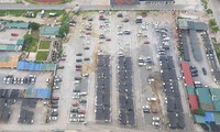 Bãi gửi xe lậu "khủng" trong lô đất CC6B có sức chứa trên 500 xe ô tô hoạt động suốt ngày đêm.