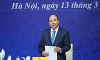 Thủ tướng Nguyễn Xuân Phúc phát biểu tại Hội nghị. Ảnh: VGP/Quang Hiếu.