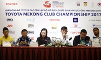 Họp báo Toyota Mekong Cup 2017 tại Hà Nội sáng 8/12.