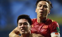 Tiến Linh có 2 bàn thắng vào lưới UAE sau 2 lần gặp mặt. (ảnh Hữu Phạm)