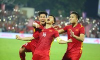U23 Việt Nam rộng cửa vào bán kết sau chiến thắng trước U23 Myanmar. (ảnh Trọng Tài)