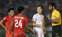 Các tình huống tranh cãi của trọng tài trận Myanmar - Việt Nam