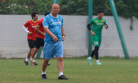 HLV Park Hang-seo nhận trách nhiệm đưa U23 Việt Nam bảo vệ thành công HCV SEA Games 31. (ảnh Anh Đoàn)