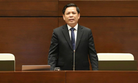 Bộ trưởng GTVT Nguyễn Văn Thể thấy &apos;rất may mắn&apos; được Quốc hội chọn để chất vấn