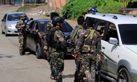 Lực lượng Philippines tuần tra tại Marawi. Ảnh: Reuters