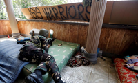 Binh sĩ Philippines tại cuộc chiến ở Marawi. Ảnh: Reuters