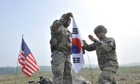 Hàng chục nghìn binh sĩ Mỹ đang đóng quân tại Hàn Quốc. Ảnh: AFP
