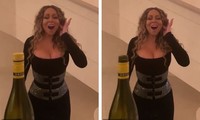 Mariah Carey dùng giọng hát bật tung nắp chai gây sửng sốt