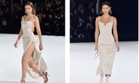 Gigi Hadid diện váy xẻ sâu khoe chân dài miên man, em gái Bella lộ nội y