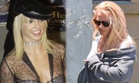 Britney Spears già nua thấy rõ, đầu tóc rối bời khi rời sở cảnh sát 