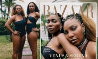 Cặp chị em huyền thoại làng quần vợt Serena và Venus Williams diện đồ bơi lên bìa tạp chí
