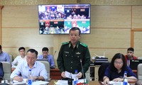 Thiếu tướng Nguyễn Đức Mạnh phát biểu tại hội nghị