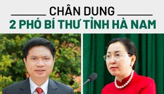 Chân dung hai phó bí thư Tỉnh ủy Hà Nam