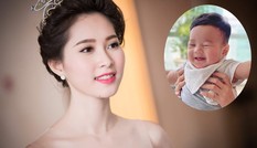 Hoa hậu Thu Thảo lần đầu tiên khoe cận mặt quý tử cực đáng yêu khiến sao Việt 'lụi tim'