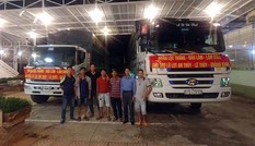 Nhiều chuyến xe yêu thương của tuổi trẻ đã đến miền Trung