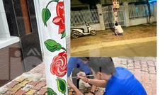 Cột điện 'nở hoa' nhờ bàn tay khéo léo của đoàn viên
