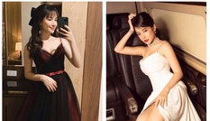 Hoà Minzy diện váy đỏ đen huyền bí; Chi Pu thăng hạng nhan sắc nhờ cách phối đồ sang chảnh