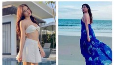Lan Ngọc khoe ảnh gợi cảm khiến fan “bỏng” mắt; Khánh Vân bị chê già khi diện đầm maxi